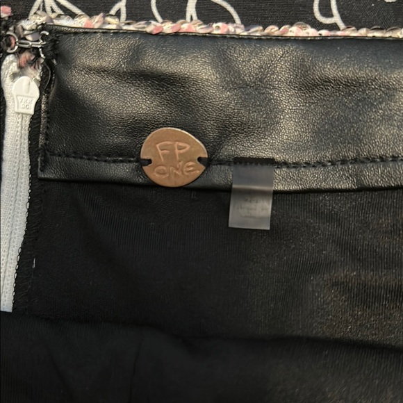 NWT Free People Leopard Print Pink Skirt - Picture 2 of 3